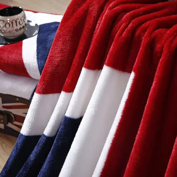 Bed Blankets-Warm and Plush Throw for Sofas, Sofas, Cars, and Travel-Machine-washed English Style Blankets - Image 3
