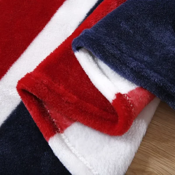 Bed Blankets-Warm and Plush Throw for Sofas, Sofas, Cars, and Travel-Machine-washed English Style Blankets - Image 4
