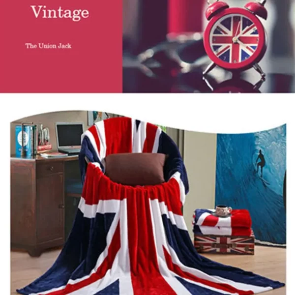 Bed Blankets-Warm and Plush Throw for Sofas, Sofas, Cars, and Travel-Machine-washed English Style Blankets - Image 6