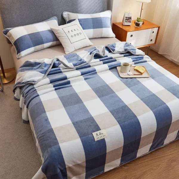 Ins Checkerboard Classic Plaid Sofa Blanket