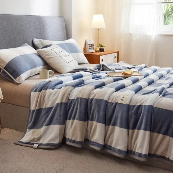 Ins Checkerboard Classic Plaid Sofa Blanket - Image 2