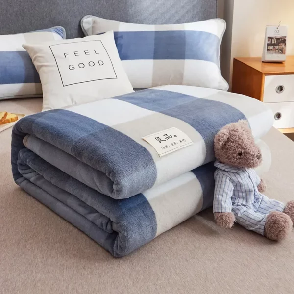 Ins Checkerboard Classic Plaid Sofa Blanket - Image 7