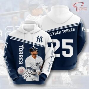 Men's New York Yankees Aaron Judge 3D Hoodie