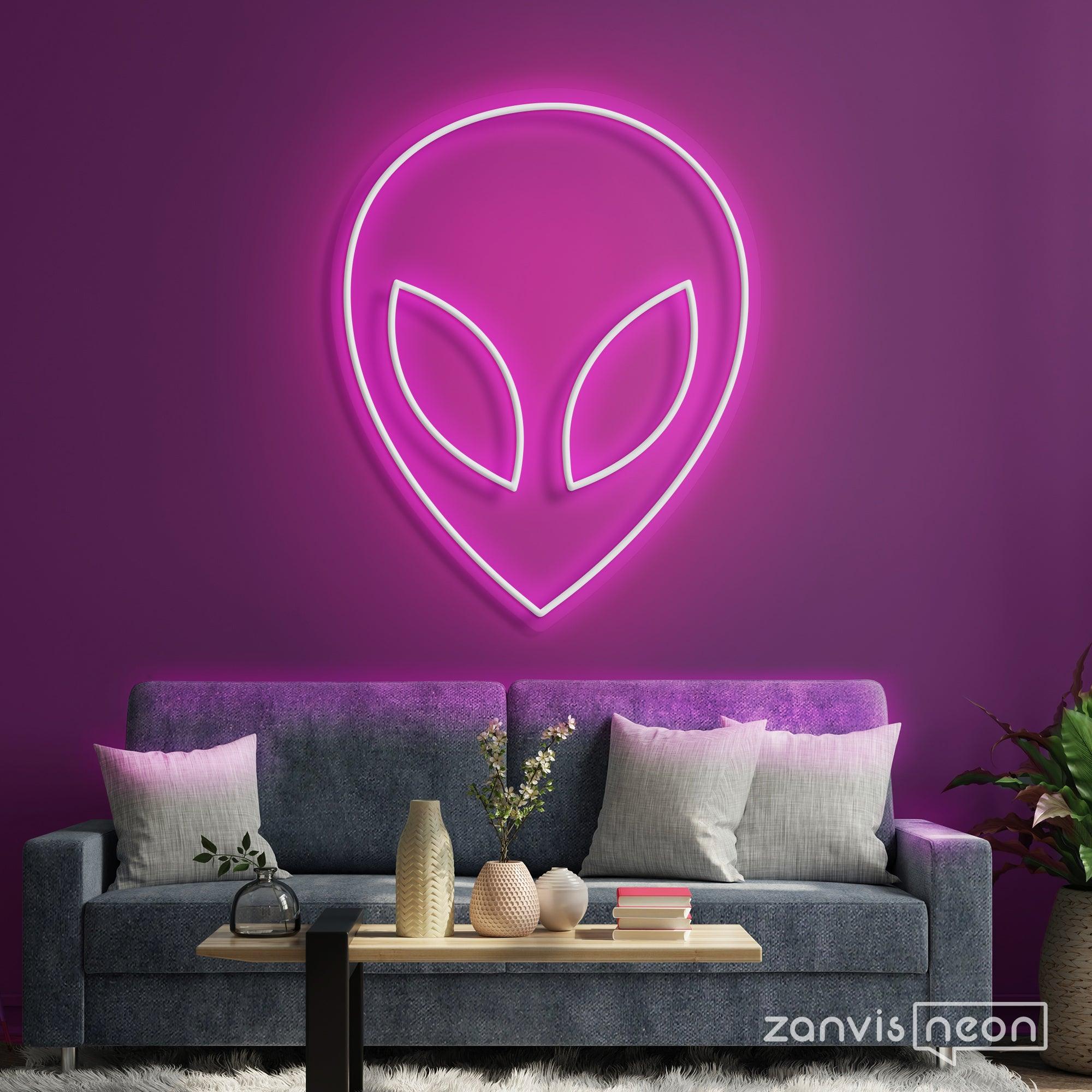 Alien Head Neon Sign