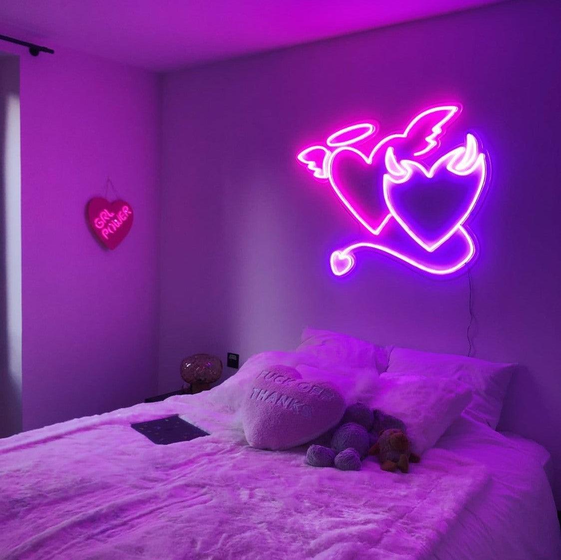 Angel & Devil Neon Sign