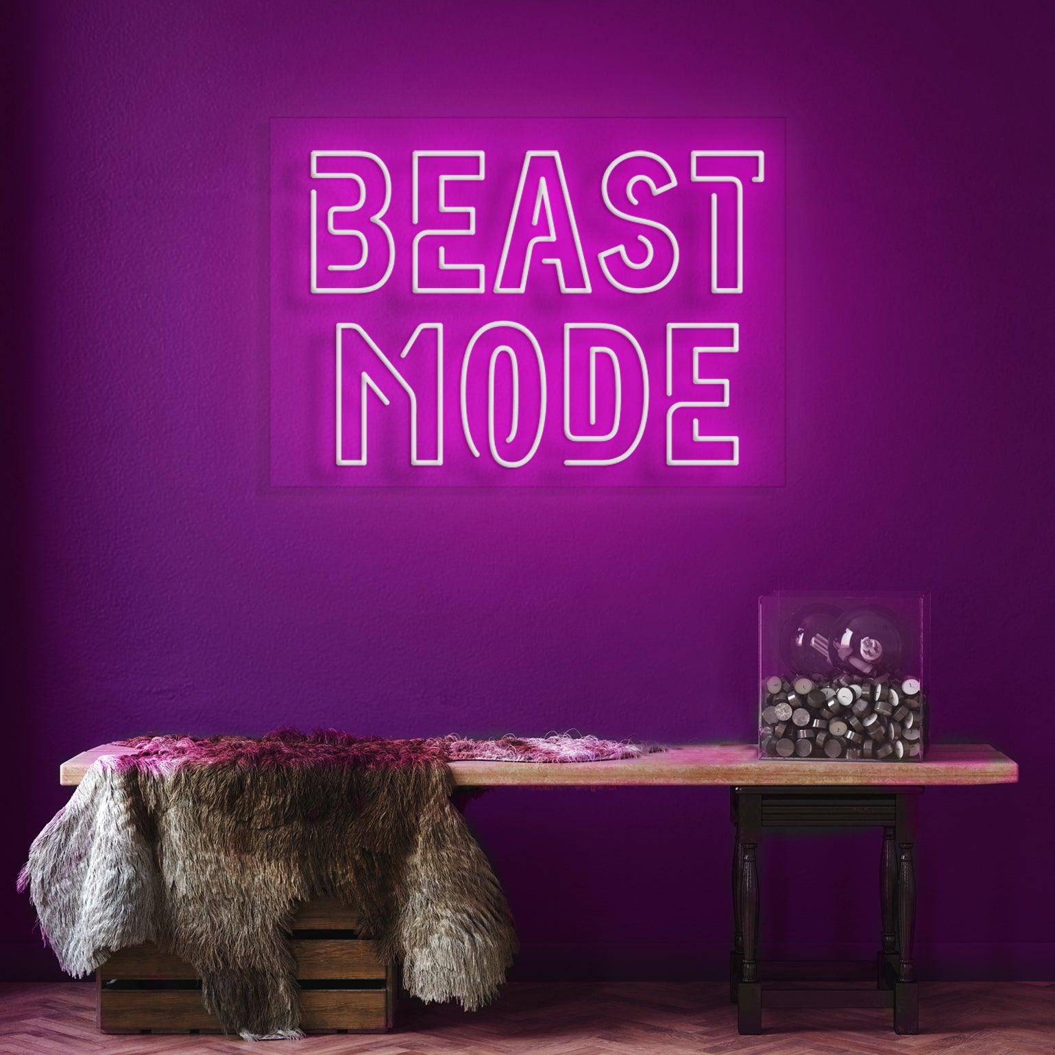 Beast Mode Neon Sign
