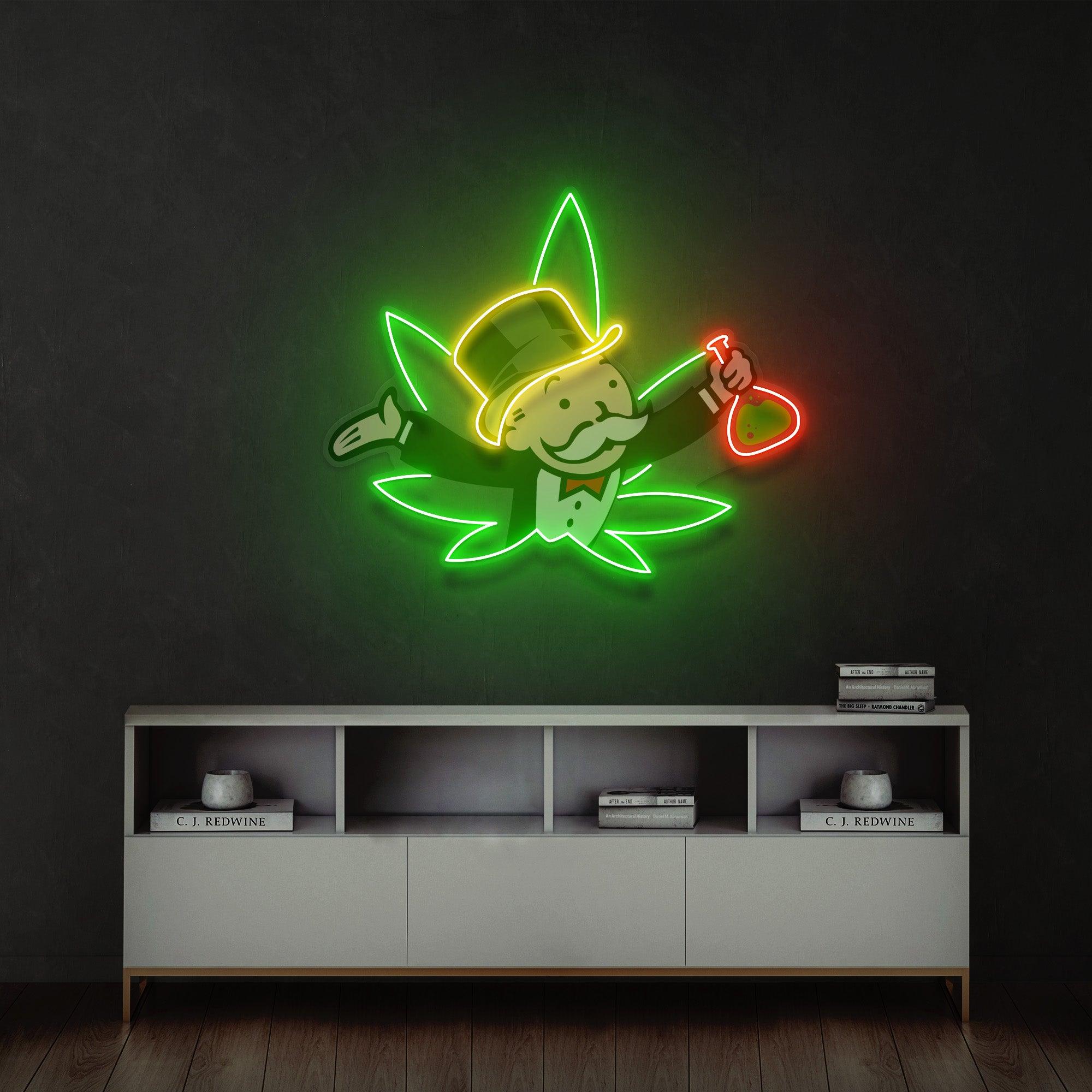 Bongopoly Led Neon Acrylic Artwork