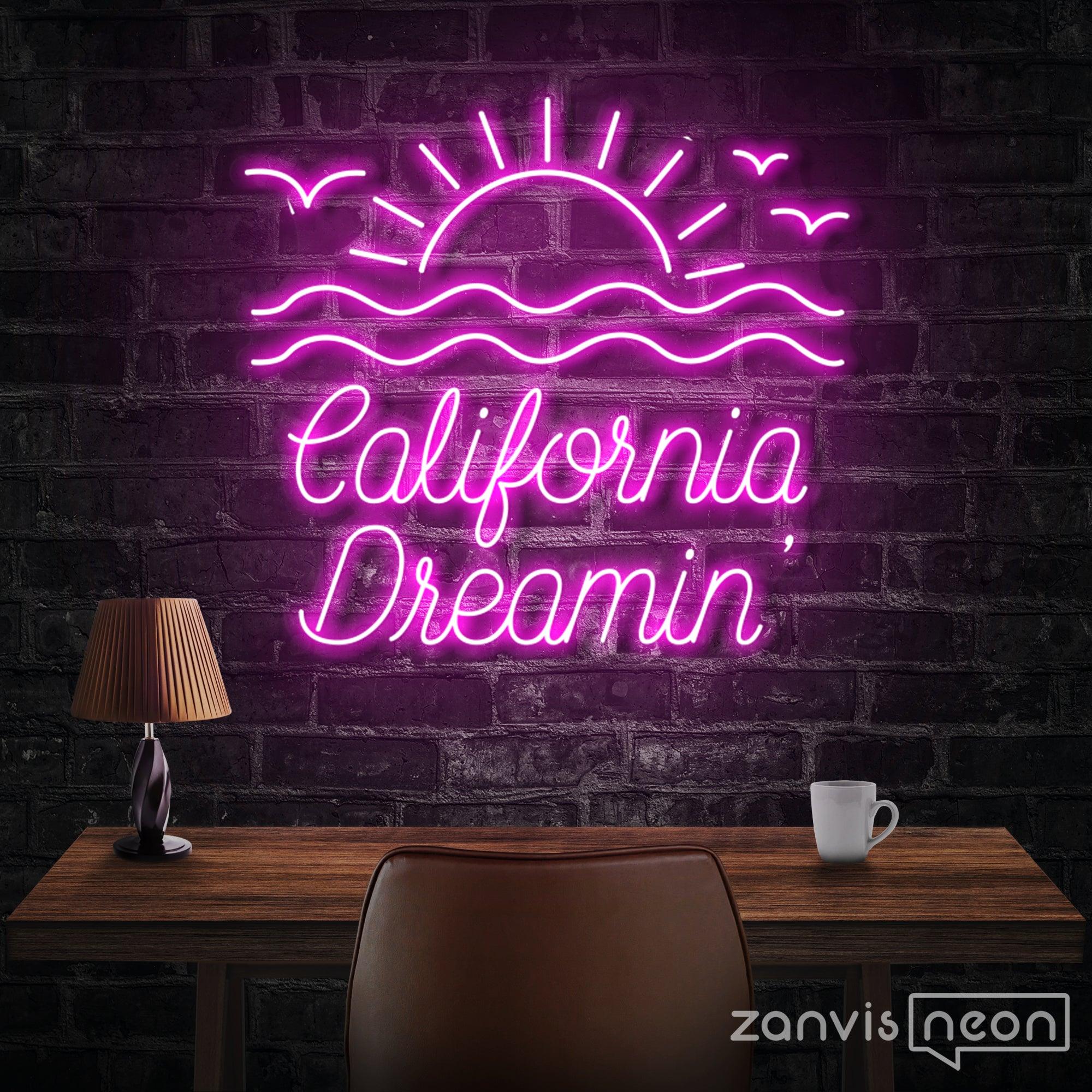California Dreamin Neon Sign