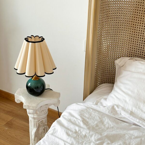 Green Glaze Ceramic Tall Table Lamp 110-250V - Image 3