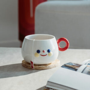 Creative Rainbow Smile Ceramic Cute Hand Painted Mugs