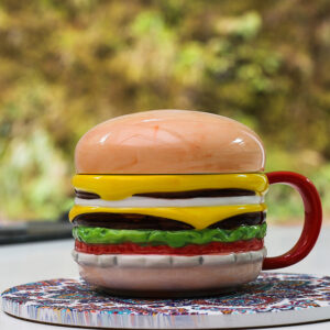 Ceramic Underglaze Color Creative Hamburger Mug