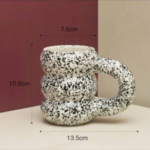 Alternative view of Creative Water Cup Ceramic Mug Nordic Coffee Cups, Dot