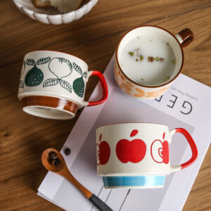 Alternative view of Japanese Ceramic Hanging Ear Mug, Apple